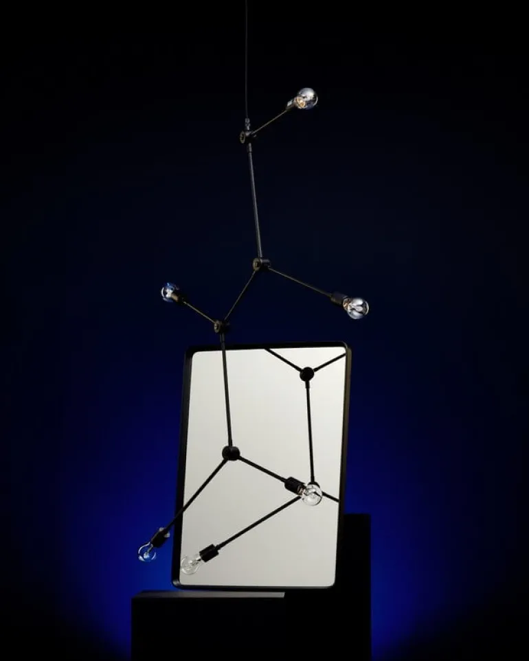 Audo Copenhagen Norm väggspegel, rektangulär, 50 x 70 cm, svart