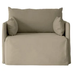 Audo Copenhagen Offset 1-sits med löstagbart överdrag, vallmofrö