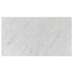 Audo Copenhagen Plinth Grand bord, vit Carrara marmor