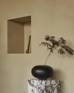 Audo Copenhagen Plinth Pedestal sockel, Calacatta Viola-marmor