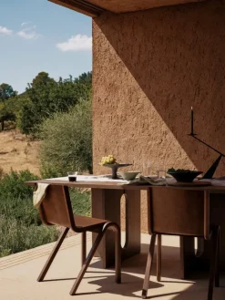 Audo Copenhagen Ready stol, röd betsad ek