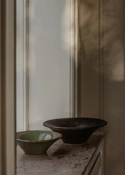 Audo Copenhagen Triptych keramikskål, 30 cm, mocha