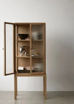 Audo Copenhagen Triptych keramikskål, 30 cm, mocha