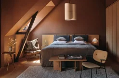 Audo Copenhagen Umanoff sidobord, 60 cm, valnöt - borstad mässing