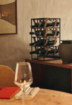 Audo Copenhagen Umanoff vinställ, svart - cognac