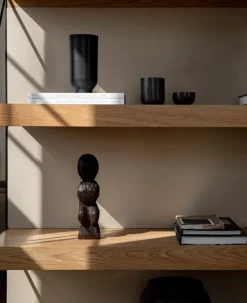 Audo Copenhagen Zet förvaringssystem, H158, svart stål - ek