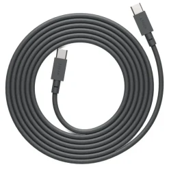 Avolt Cable 1 USB-C till USB-C-laddningskabel, 2 m, Stockholm black