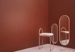 AYTM Angui spegel 108 x 39 cm, rosa