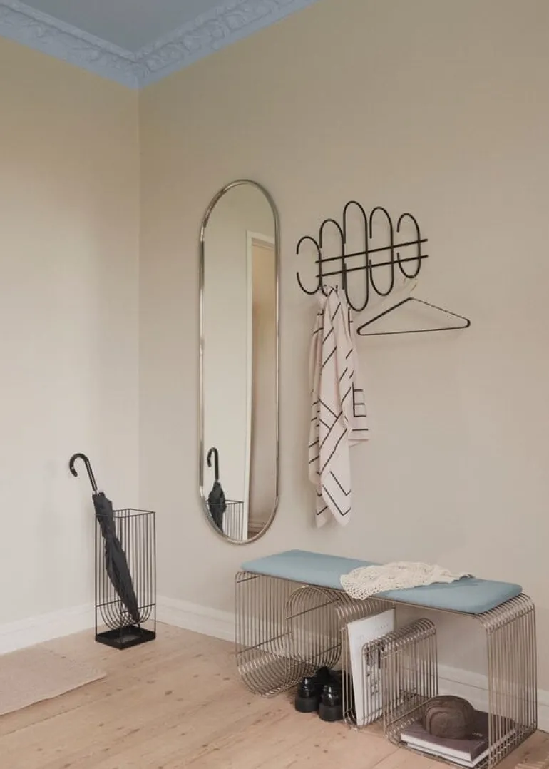 AYTM Curva bänk, silver