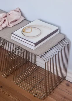 AYTM Curva bänk, silver