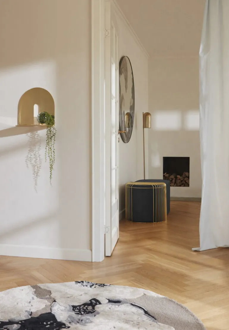 AYTM Curva bord, guld