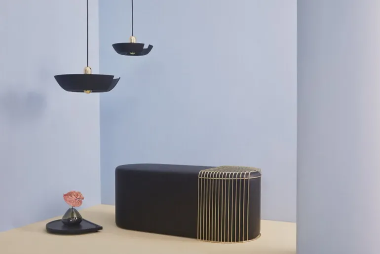 AYTM Curva bord, guld