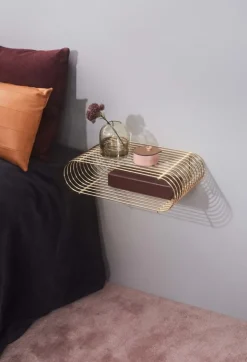 AYTM Curva hylla, S, guld