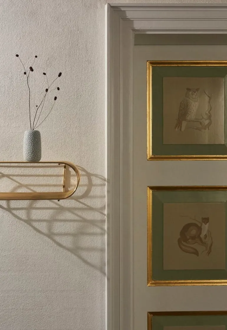 AYTM Curva hylla, S, guld