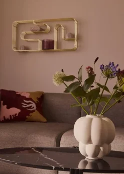 AYTM Curva Rektangulär hylla, guld