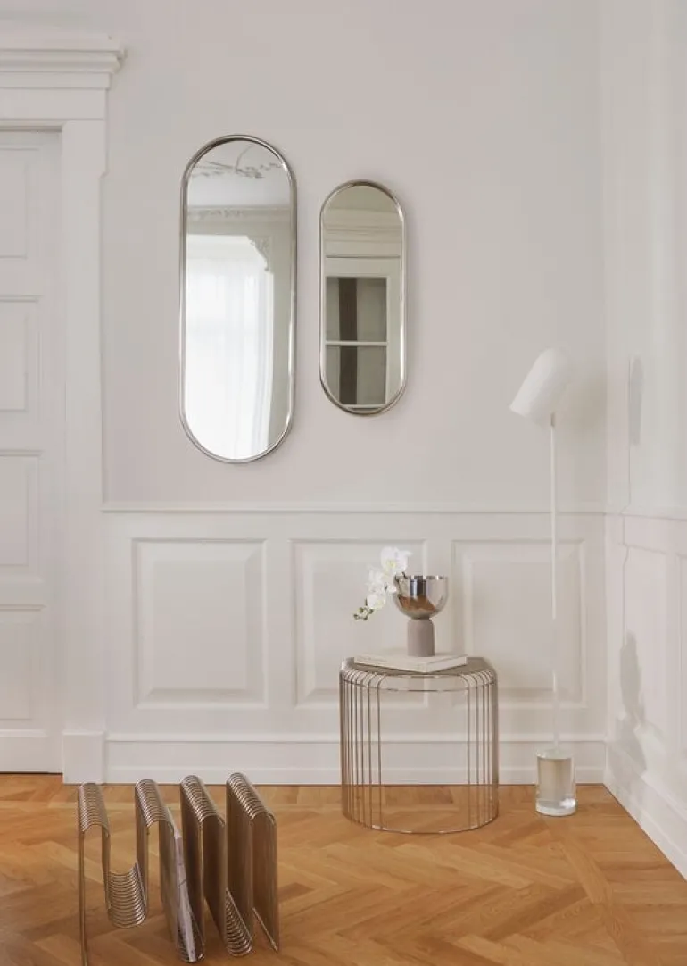 AYTM Curva tidningsställ, silver