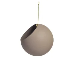 AYTM Globe hängande blomkruka, liten, taupe - guld