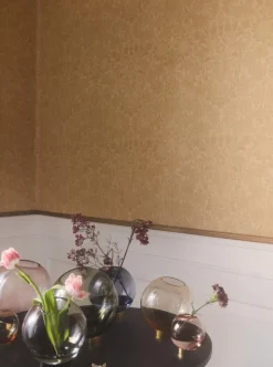 AYTM Globe vas, liten, rosa - guld