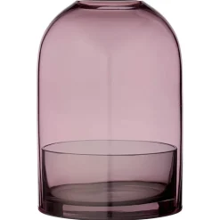 AYTM Tota ljuslykta, rosa - svart