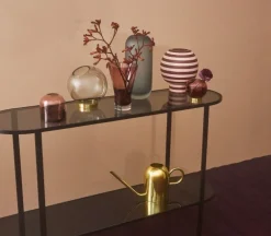 AYTM Tota värmeljuslykta, rosa - svart