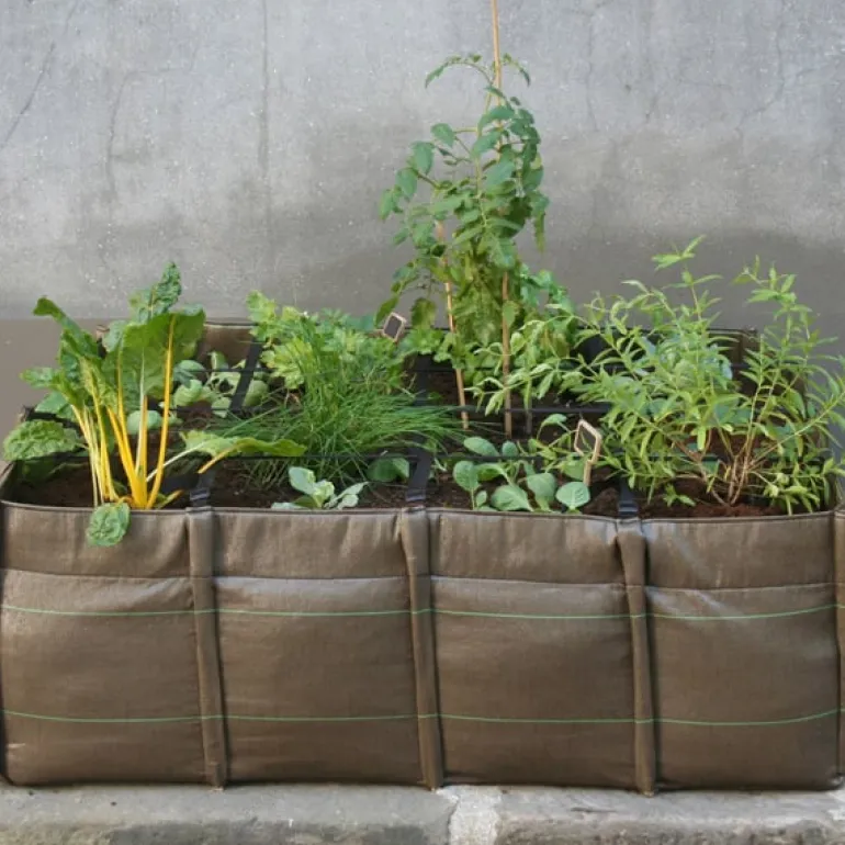 Bacsac Bacsquare 4 kruka i tyg, 140 L