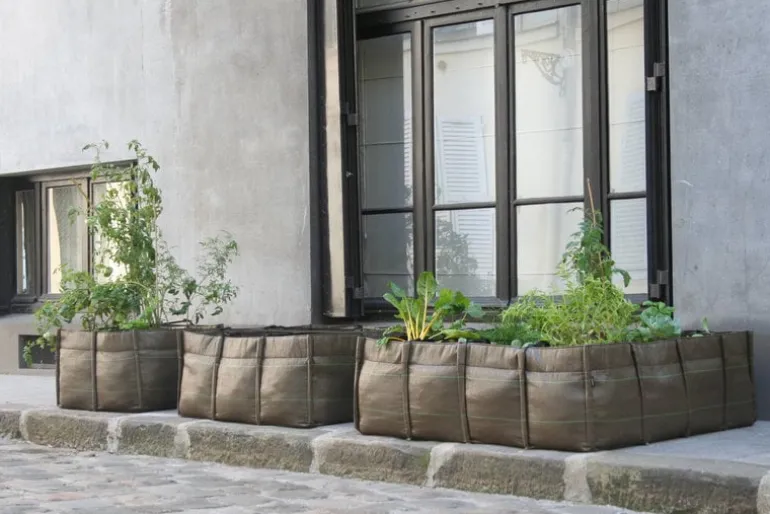 Bacsac Bacsquare 4 kruka i tyg, 140 L