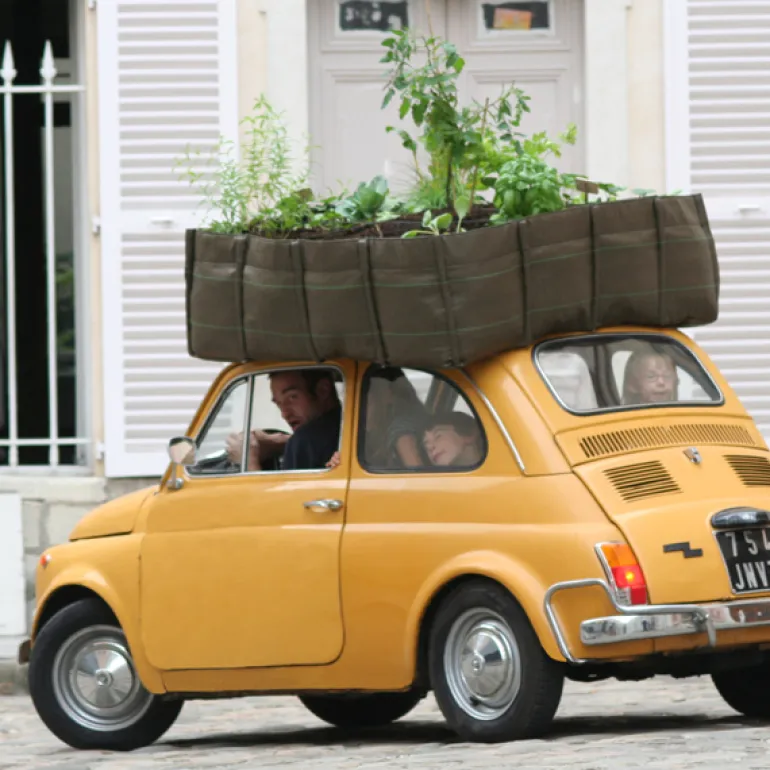 Bacsac Bacsquare 4 kruka i tyg, 140 L