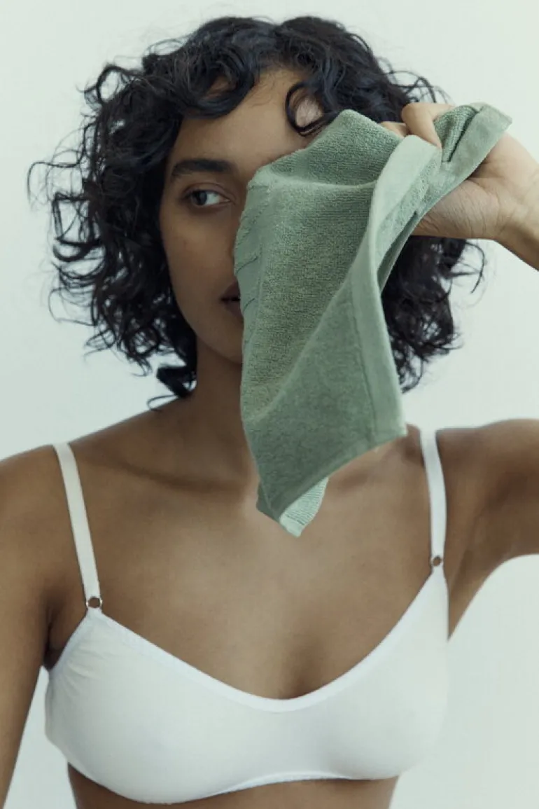 Baina Ansiktshanduk, Agnes, 30 x 30 cm, salvia