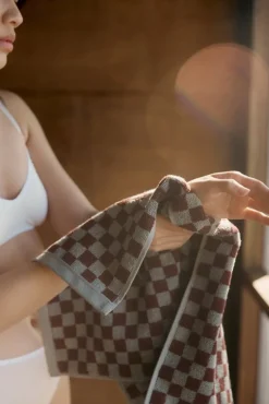 Baina Handduk Josephine, 40 x 70 cm, cement - rhus