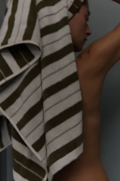 Baina Strandhandduk, Madison, 90 x 170 cm, kapris - krita