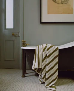 Baina Strandhandduk, Madison, 90 x 170 cm, kapris - krita