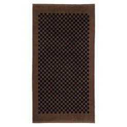 Baina Strandhandduk, Roman, 90 x 170 cm, tabac - noir