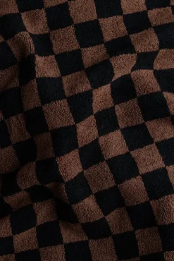 Baina Strandhandduk, Roman, 90 x 170 cm, tabac - noir