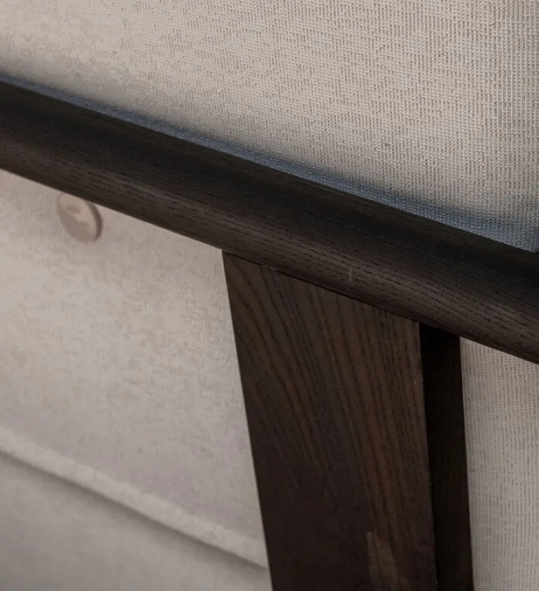 Bebó Objects Baba fåtölj, brun ask - naturvit