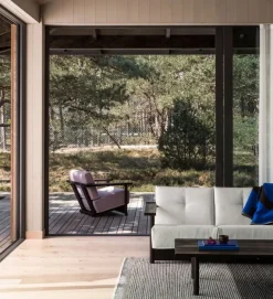 Bebó Objects Baba 2-sitssoffa, brun ask - naturvit