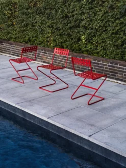 Bebó Objects Zola stol, 2-pack, röd