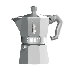 Bialetti Moka Exclusive espressobryggare, 3 koppar, silver