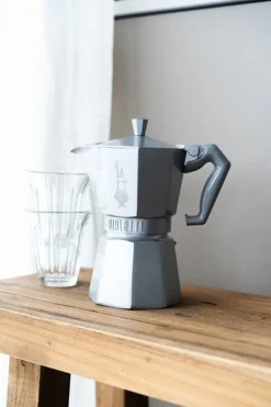 Bialetti Moka Exclusive espressobryggare, 6 koppar, silver