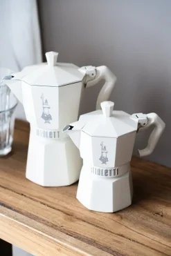 Bialetti Moka Exclusive espressobryggare, 3 koppar, kräm