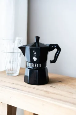 Bialetti Moka Exclusive espressobryggare, 3 koppar, svart