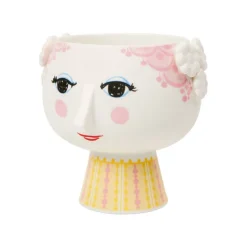 Bjørn Wiinblad Eva blomkruka med fot, 15,5 cm, rosa