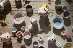 Bjørn Wiinblad Eva vas, 15 cm, lavendel