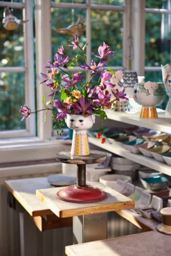 Bjørn Wiinblad Eva vas, 15 cm, lavendel