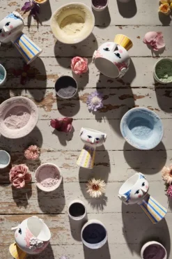 Bjørn Wiinblad Eva vas, 18,5 cm, blå