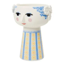 Bjørn Wiinblad Eva vas, 18,5 cm, blå