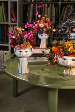 Bjørn Wiinblad Eva vas, 18,5 cm, blå