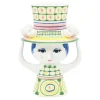 Bjørn Wiinblad Lady with Hat vas, 24,5 cm, grön