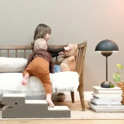 bObles Krokodil, sandgrå