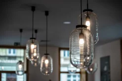 Bomma Lantern pendellampa, klar - svart