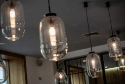 Bomma Lantern pendellampa, klar - svart